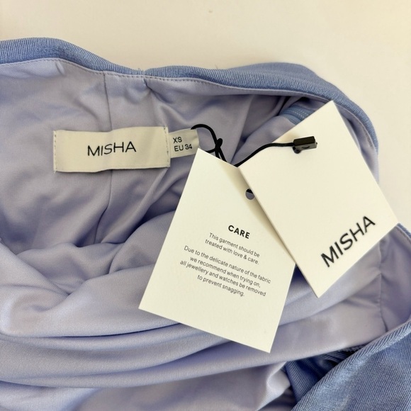 MISHA Evetta Dress in Heather Blue Size XS - Picture 9 of 14
